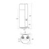 Atlantic Ecs Rad Chauffe-eau thermodynamique CALYPSO connecté mural - Capacité 150L
