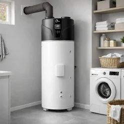 Atlantic Ecs Rad Chauffe-Eau Thermodynamique-Chauffe-eau thermodynamique CALYPSO connecté vertical - Capacité 240L - Vertical sur socle - Dimensions (h x l x p) 1900x650x600