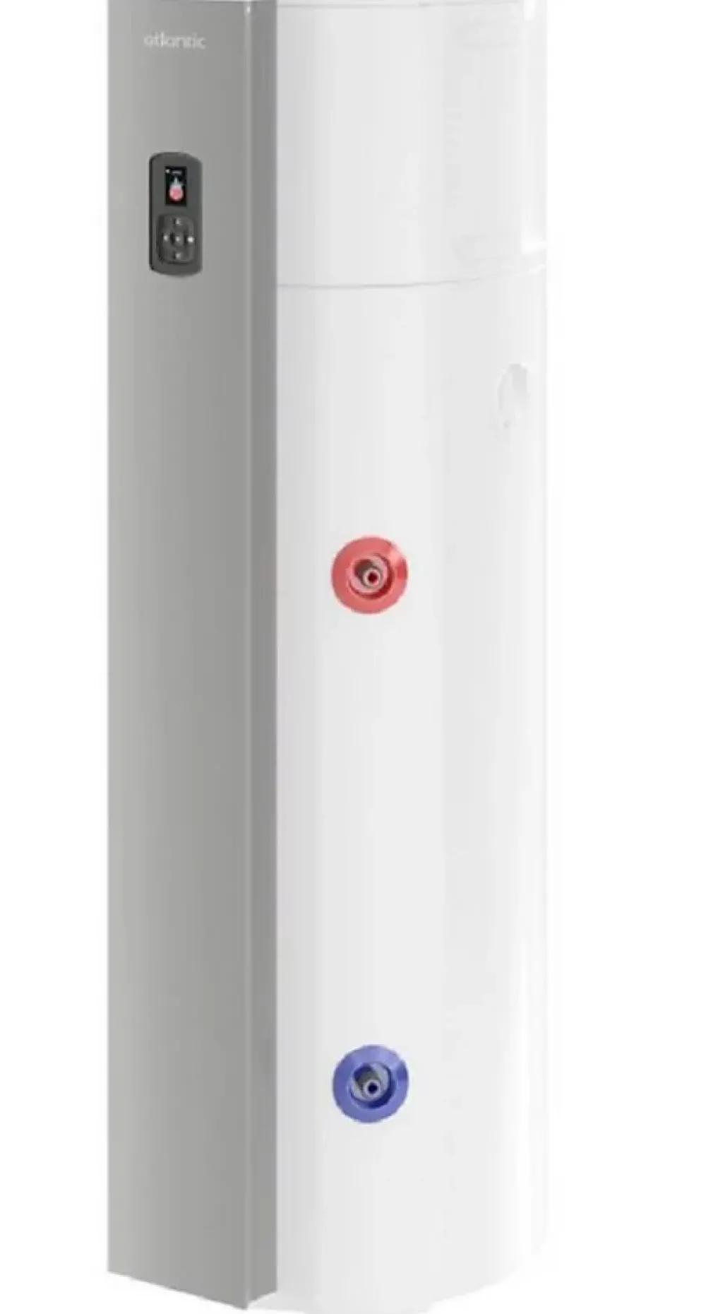 Atlantic Ecs Rad Chauffe-Eau Thermodynamique-Chauffe-eau thermodynamique CALYPSO connecté vertical - Capacité 240L - Vertical sur socle - Dimensions (h x l x p) 1900x650x600