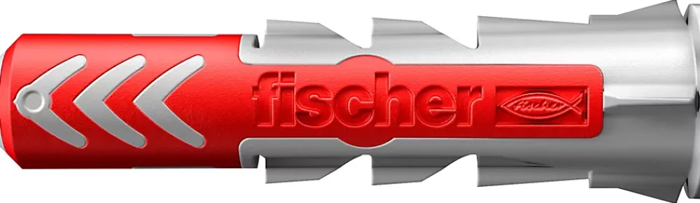 Fischer Cheville Universelle-Cheville bi-matière avec vis DuoPower pour matériaux de construction 5x25 mm, 18 pièces