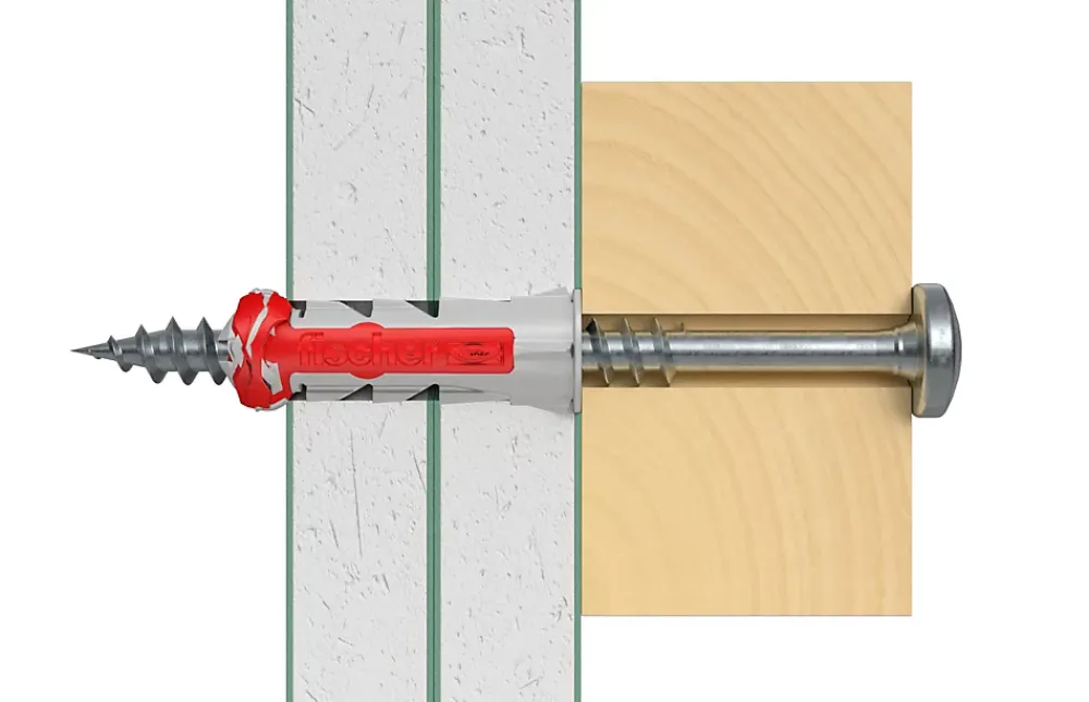 Fischer Cheville Universelle-Cheville bi-matière DuoPower pour matériaux de construction 6x50 mm, 8 pièces