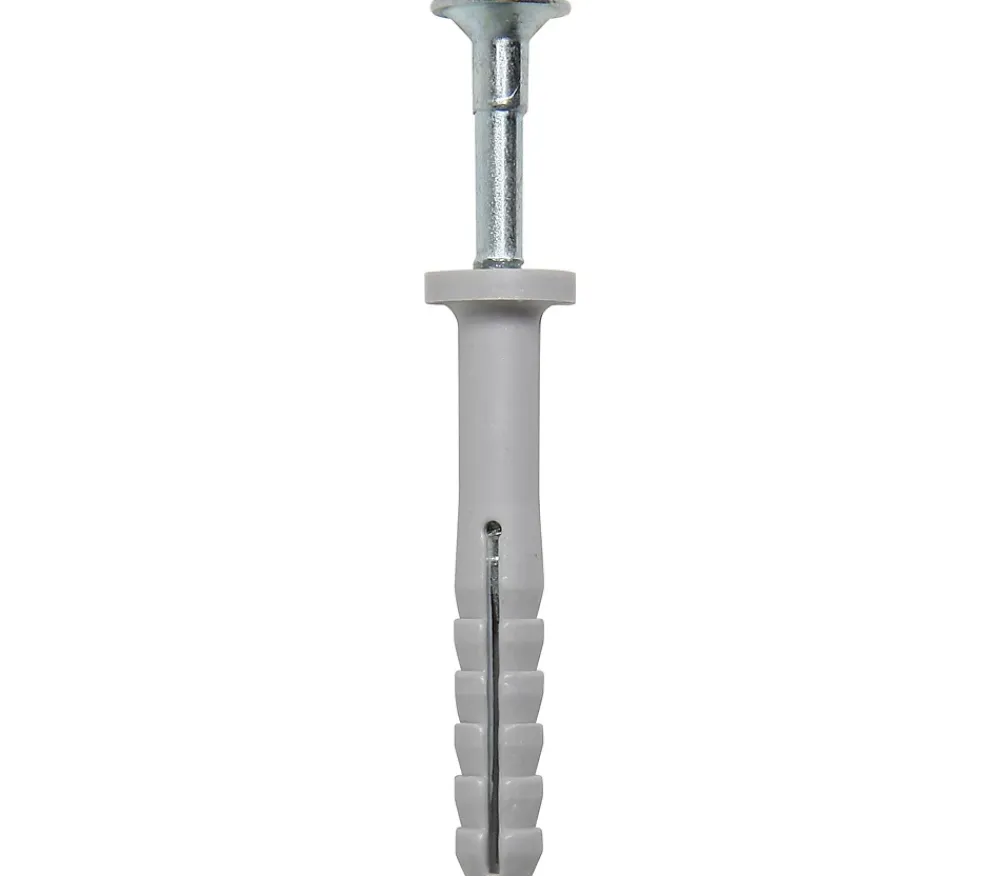 Semin Cheville À Frapper-Cheville Clous Vis à Frapper , 6 x 40 mm, Boite de 200 (lot de 3)