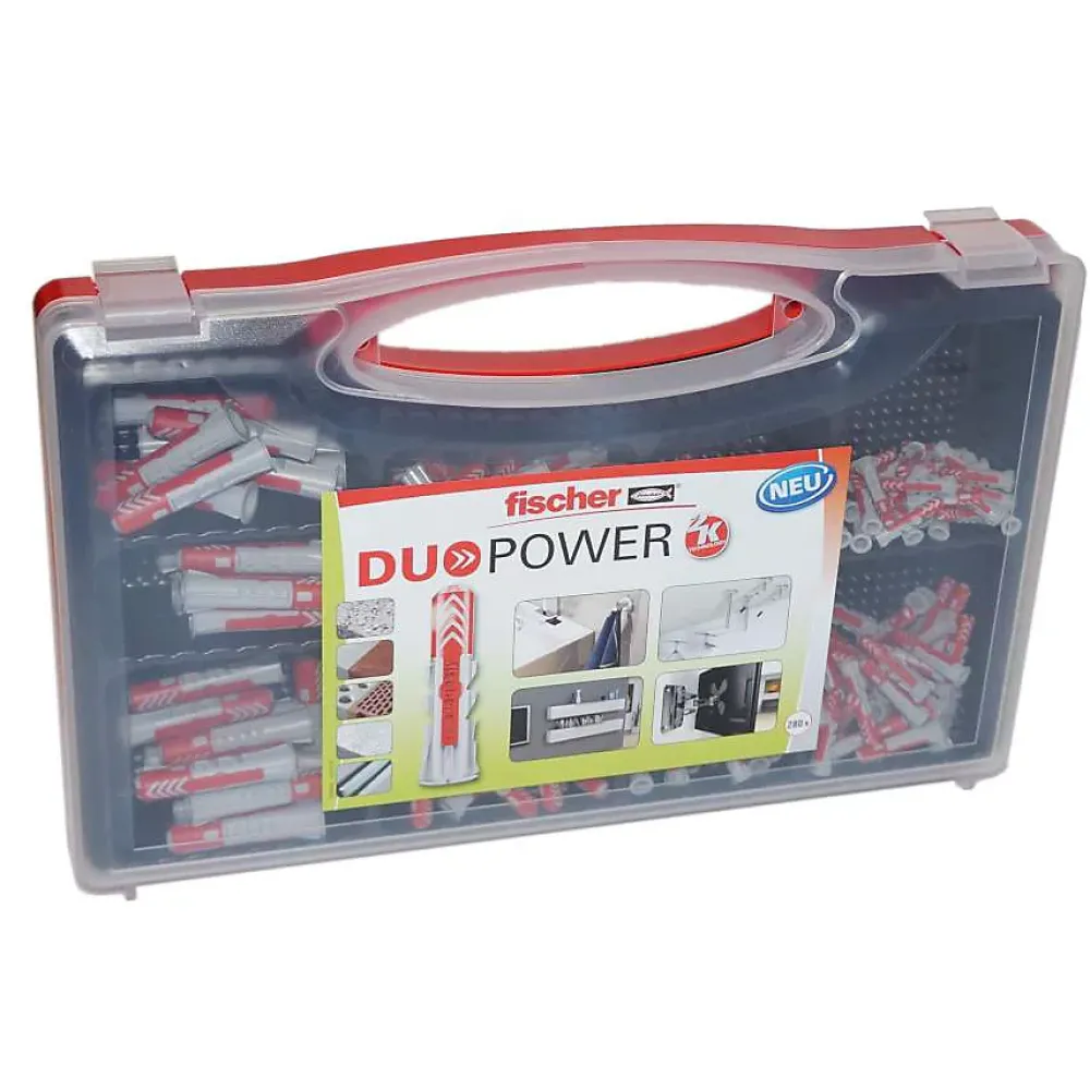 Fischer Cheville Universelle-Cheville Duopower assortiment, 280 pièces