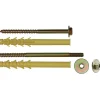 ING Fixation Cheville fixation chauffe-eau - Diamètre 16 mm -200 mm - Plâtre et polystyrène - Sachet de 4 -
