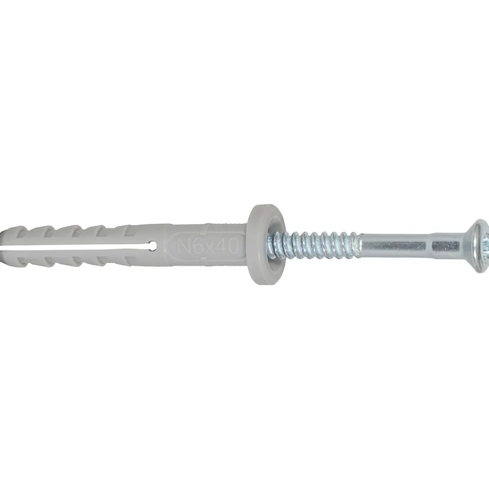 Fischer Cheville À Frapper-Cheville à frapper en nylon CS PZ 8 x 80 mm, 10 pièces