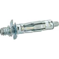 Somatherm Cheville métallique et patte à vis M7/150 longueur 37 mm, lot de 10