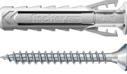 Fischer Cheville Pour Béton-Cheville nylon avec vis pour matériaux pleins SX PLUS 6x30 mm, 50 pièces