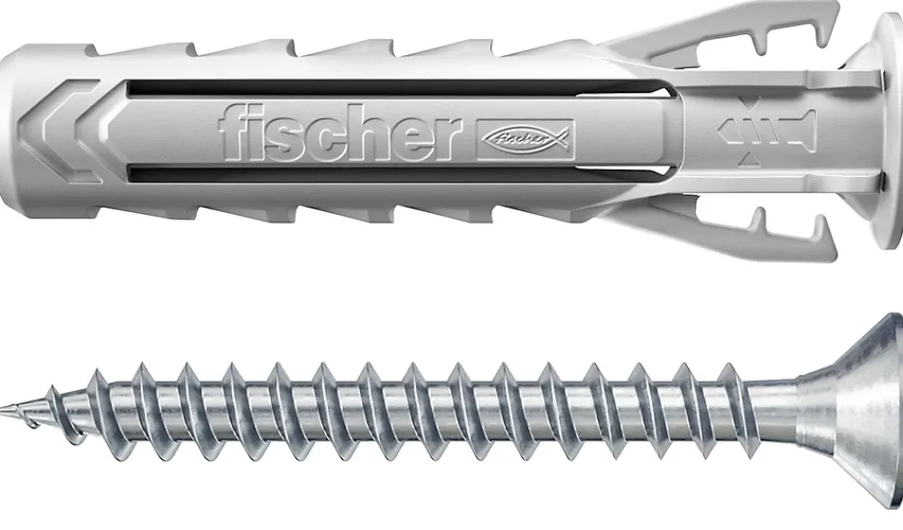 Fischer Cheville nylon pour matériaux pleins SX PLUS 8x40 mm S BTE, 50 pièces