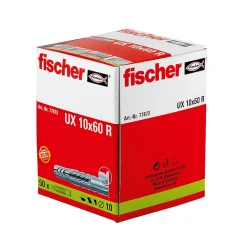 Fischer 50 chevilles avec collerette UX ø 10 mm