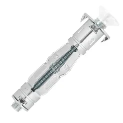 Scell-It 12 chevilles corps creux acier zingué Spyder M4 13mm + vis tête fraisée blanches