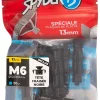 Scell-It Cheville Pour Plaque De Plâtre-12 chevilles corps creux acier zingué Spyder M4 13mm + vis tête fraisée noires