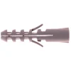 100 chevilles Polypropylène pour murs pleins Ø12x60mm