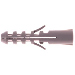 100 chevilles Polypropylène pour murs pleins Ø12x60mm