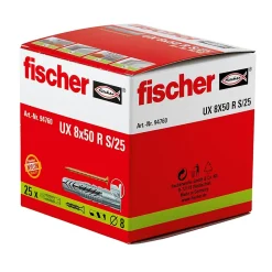 Fischer 25 chevilles universelles Ø8x50mm