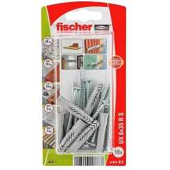Fischer 10 chevilles universelles Ø6x35mm
