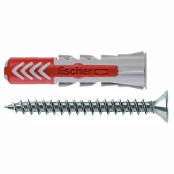 O91 Cheville Universelle-Cheville tous matériaux DuoPower FISCHER 12x60 avec vis - Boîte de 10 - 538248