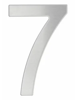 Thirard Chiffre Et Lettre Pour Maison-Chiffre 7 adhésif, inox, H.76mm -