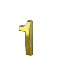Thirard Chiffre Et Lettre Pour Maison-Chiffre 1 doré adhésif, ABS, H.50mm -