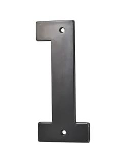 Thirard Chiffre Et Lettre Pour Maison-Chiffre 1, à visser, alliage, H.80mm, noir -