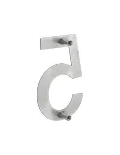 Thirard Chiffre Et Lettre Pour Maison-Chiffre 5 à visser, inox, H.100mm -
