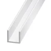 CQFD Cimaise aluminium brut blanc 10,5 x 9,5 x 11, 5 mm, 2 m