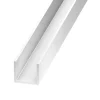 CQFD Cimaise PVC blanc 10 x 10 x 12 mm, 2,5 m