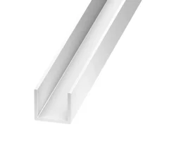 CQFD Cimaise PVC blanc 10 x 19 x 21 mm, 2,5 m