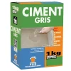 Prb Ciment Gris Polyvalent 1kg - Finesse et Séchage Rapide - Maçonnerie, Réparation, Scellement et Jointoiement Intérieur/Extérieur