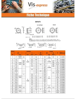 Vis Express Goupille Et Circlip-Circlip Extèrieur Acier brut Sur arbre Diamètre 33 - 10 pièces