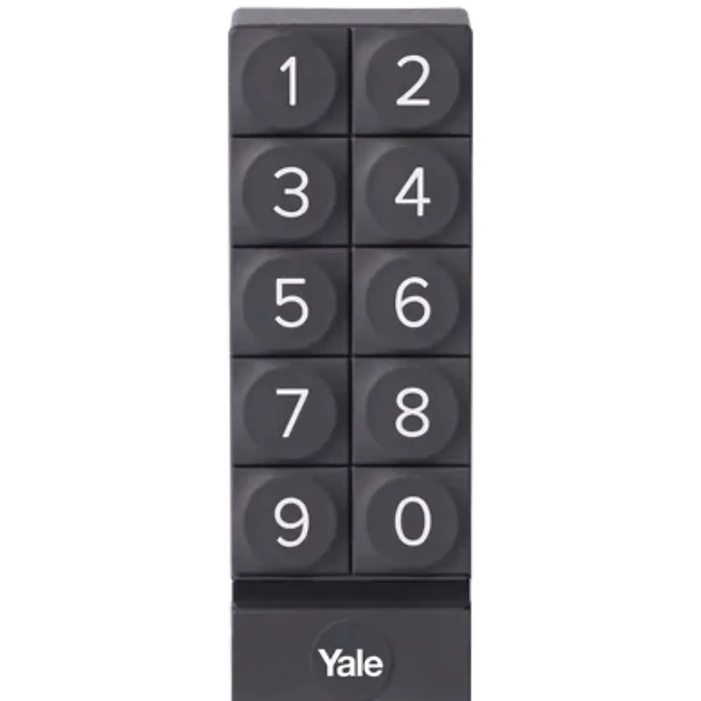Yale Clavier à code connecté noir compatible serrure connectée