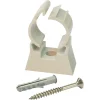 Somatherm Collier De Serrage-Clip de fixation simple en plastique Ø20, lot de 10