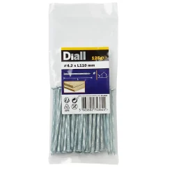 Diall Clou Torsadé-Clous torsadés en acier galvanisé 3x60 - 125g