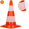 ECD Germany Panneau De Signalisation-Cône de signalisation routière cône de chantier orange blanc 47 cm 12 pièces