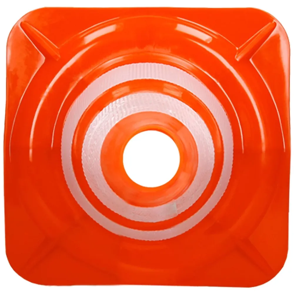ECD Germany Panneau De Signalisation-Cônes de signalisation routière cône de chantier orange blanc 47 cm 10 pièces