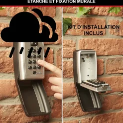 Master Lock Boîte À Clé-Coffre à clés mural Masterlock 5412EURD