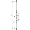 Ferco Coffre de serrure principal SECURY X 45/92 têtière 16mm longueur 649,5mm cote D 310mm - - 6-39046-17-0-1