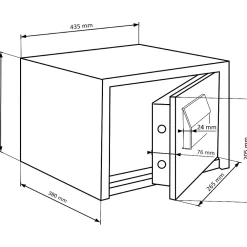 Burg-Wachter Coffre-Fort-Coffre-fort CL 410 K -15 L