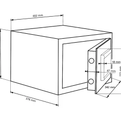 Burg-Wachter Coffre-fort H 210 E - 20,6 L