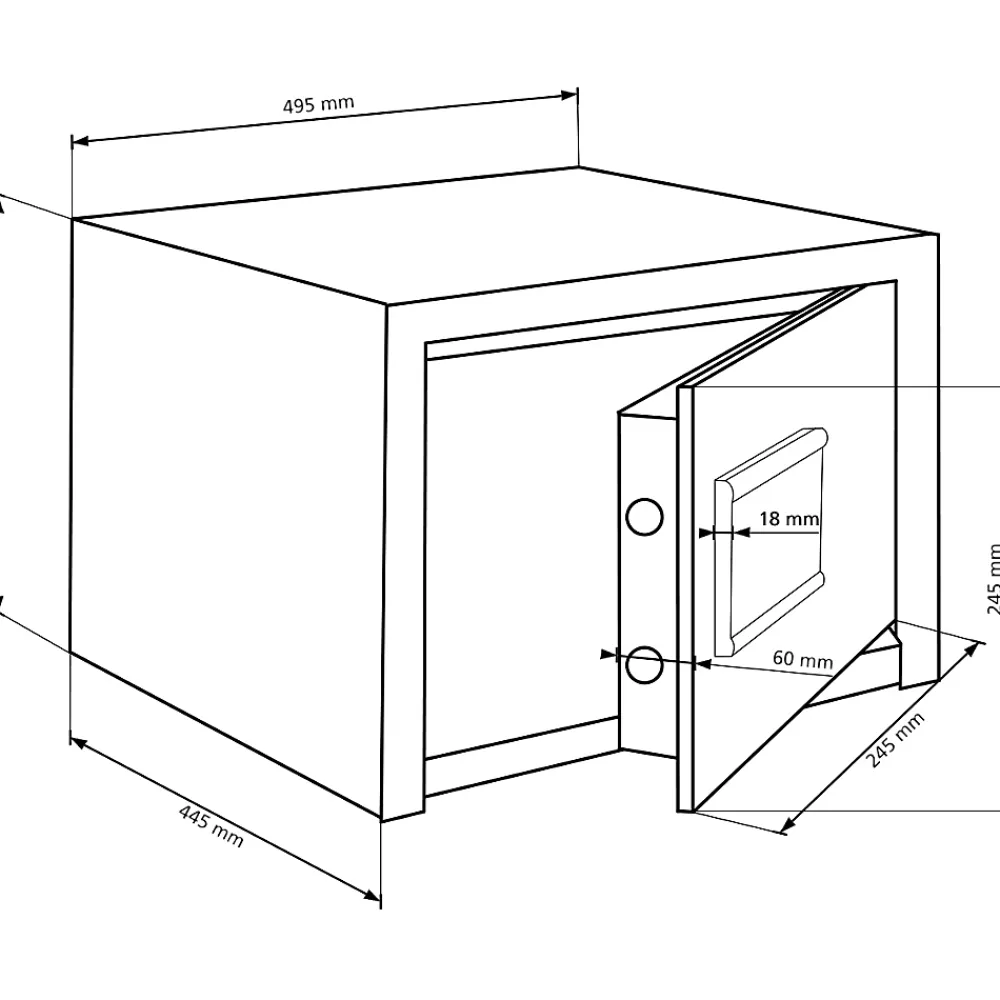 Burg-Wachter Coffre-fort Magno-Safe M 520 S - 28 L