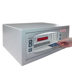 Autres Coffre-Fort-Coffre Fort Electronique hotel 28L - à carte magnétique et serrure code
