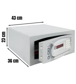 Autres Coffre-Fort-Coffre Fort Electronique hotel 28L - à carte magnétique et serrure code