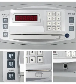 Autres Coffre-Fort-Coffre Fort Electronique hotel 28L - à carte magnétique et serrure code