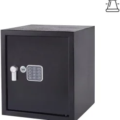 Yale Coffre-Fort-Coffre-fort electronique YEC/390/DB2 40L silver metal