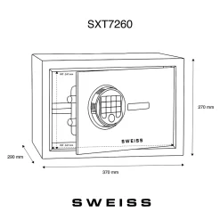 Sweiss Coffre fort électronique 16L - SXT7260