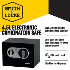 Smith & Locke Coffre-Fort-Coffre-fort électronique - 4.5L