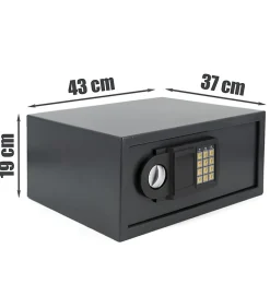 Autres Coffre-Fort-Coffre fort 25L spécial ordinateur portable ouverture serrure électronique Reskal