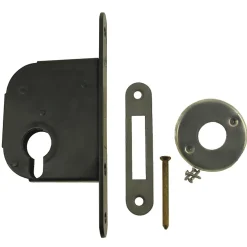 Jpm Coffre petit modèle pêne dormant axe 50mm profil européen noir bout carré - - 235000-01-0X