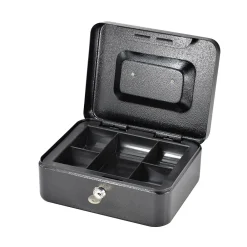 Smith & Locke Coffre-Fort-Coffre pour monnaie à clé 20X16X9cm