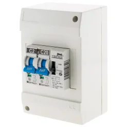 Zenitech Coffret chauffe-eau 2 disj + contacteur jour/nuit