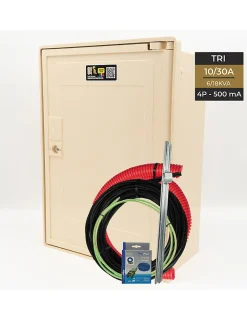 Carré Rouge Coffret Complet 10 Mètres 6/18 Kw "aerien"